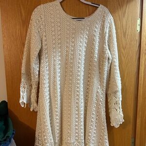 XL Mika Rose Off white dress